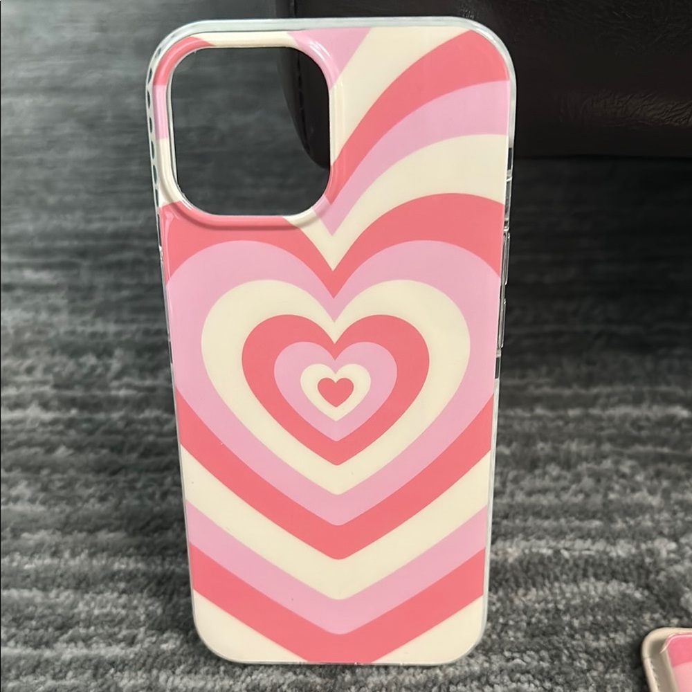 Pink Heart Pattern Phone Case - Picture 5 of 8